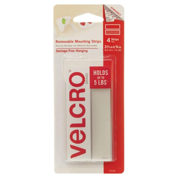 Velcro Brand cloth hook and eye USA Consumer Products 221392 0.75 in. Eye Removable Mounting Squares - 8 Count 221392 - main
